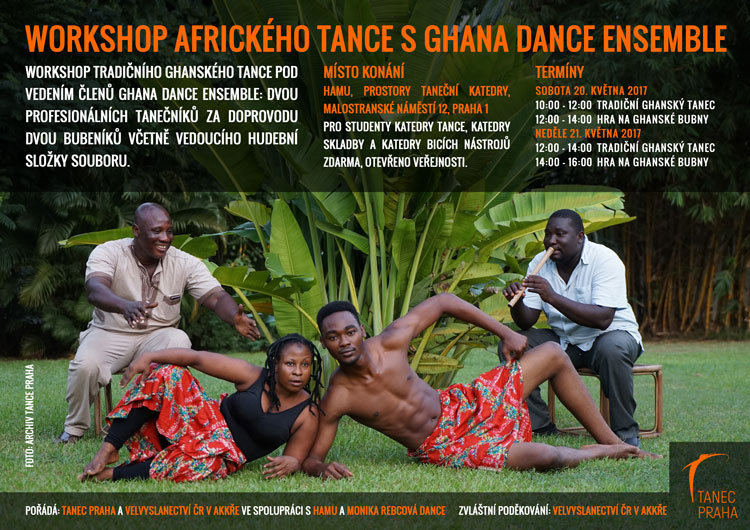 Leták Ghana Dance Ensemble 2017.05